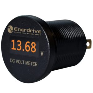 Enerdrive EA-OLED-VOLT Round OLED DC Volt Meter 8-60V DC IP66