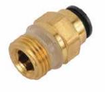 John Guest Brass Adaptor 12MM X 1/2M/BSP