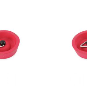 Camec Red Sink Plug 25mm with Chain Hook (2)