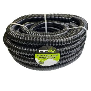 Coast RV 800-01384 Black Sullage Waste Hose 32mm 10M Roll