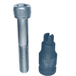 BOS 020-009 Security M12x70 Screw & Key; Metric Thread
