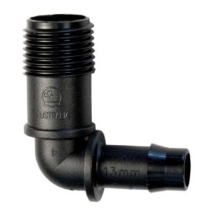 Camec 042654 Threaded Elbow 13mm Barbed x 1/2" Male