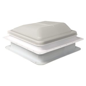 Coast RV 650-00472 14x14 Standard Wind-up Roof Vent White
