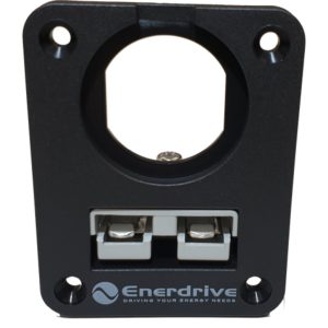 Enerdrive EA-APH-02 Panel Mount 50A Anderson Plug Holder and 1 Socket Hole