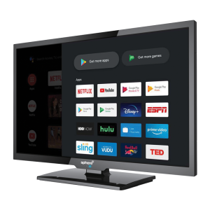 Sphere S8 23.8" FHD ELED 12/240V TV DVD Combo with Hako Mini Android TV