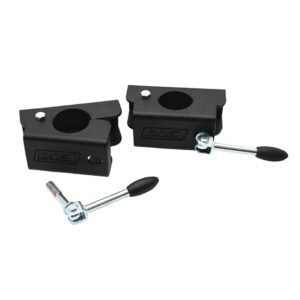 BOS 010-094 60mm Twin Clamp & Bolt w/ Swivel Handle - Black
