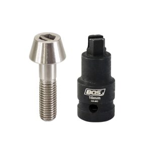 BOS 020-011 M12x45 Security Screw & Key to Suit BOS Clamps