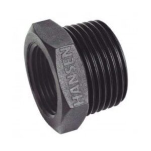1 1/2" x 1 1/4" BSP Black Nylon Reducing Bush
