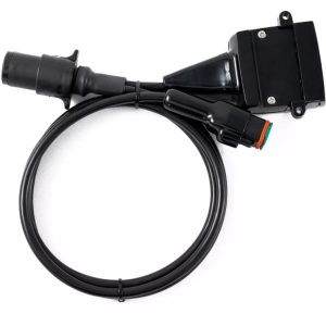 ElecBrakes A 7SR-12 Plug & Play Small Round 7 Pin to 12 Pin Flat Socket