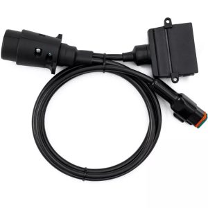 ElecBrakes A 7LR-7 Plug & Play Large Round 7 Pin to Flat 7 Pin Socket