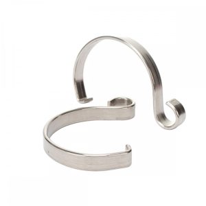 Supex ARC Stainless Steel Caravan Rollout Awning Rope Clips (Pair)