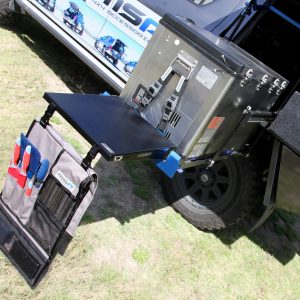 MSA 30008 Drop Slide Clip-on Table with Cutlery Roll