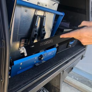 MSA 30009 Straight Slide Clip-on Table with Cutlery Roll