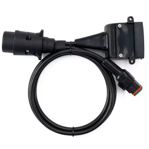 ElecBrakes A 7LR-12 Plug & Play Large Round 7 Pin to 12 Flat Socket