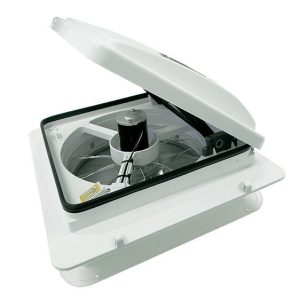 MaxxFan Plus with Thermostat, Power Lift, Rain Sensor & Remote (12)