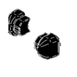 Thule Steps LH and RH Plug Footboard ATRV Black